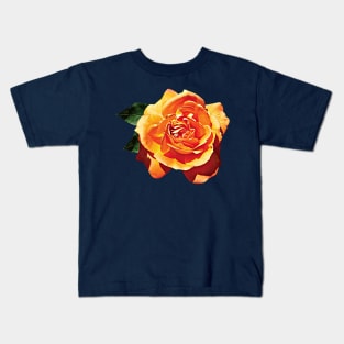 Orange Rose Kids T-Shirt